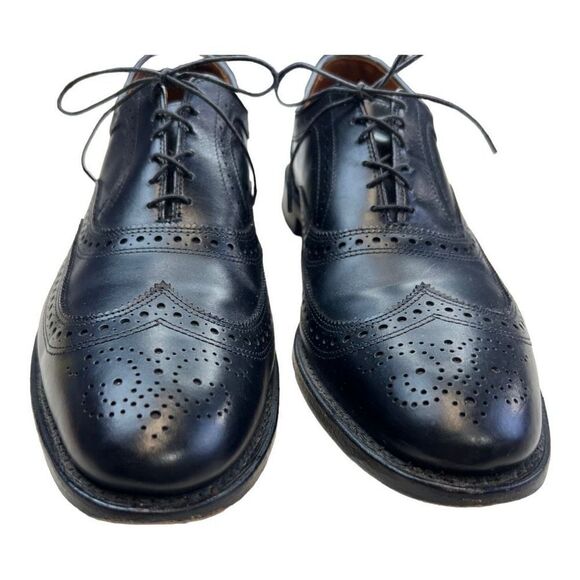 Allen Edmonds Mc Allister Mens Leather Wingtip Oxfords Dress Shoes Black Size 14 main image 8